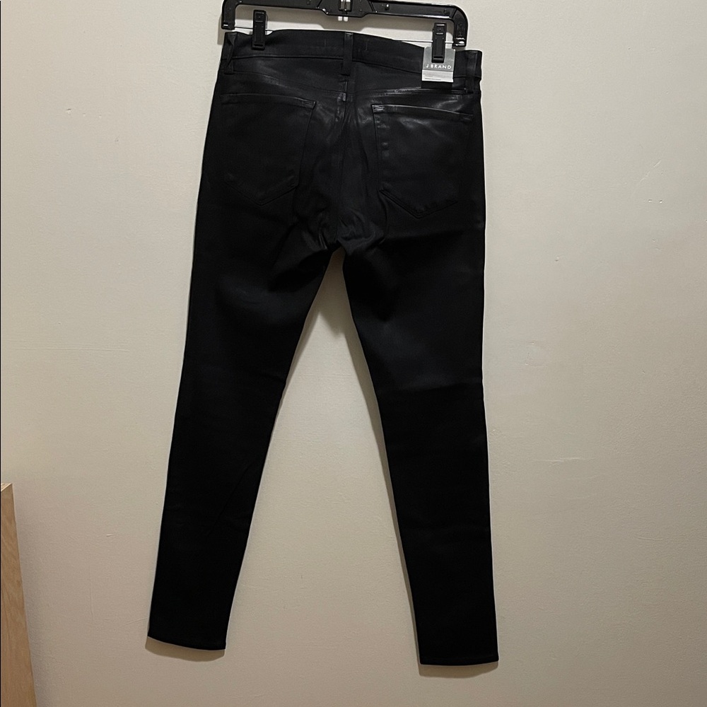 J Brand Stealth Coated Denim Pants Size 28